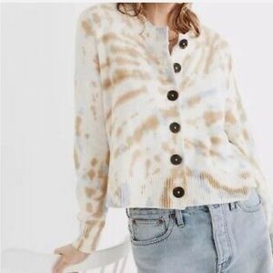 Madewell Tie dye Broadway cardigan MC849